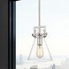Newton Cone - 1 Light Stem Hung Pendant In Industrial Style-11.38 Inches Tall and 8 Inches Wide - 4 of 4