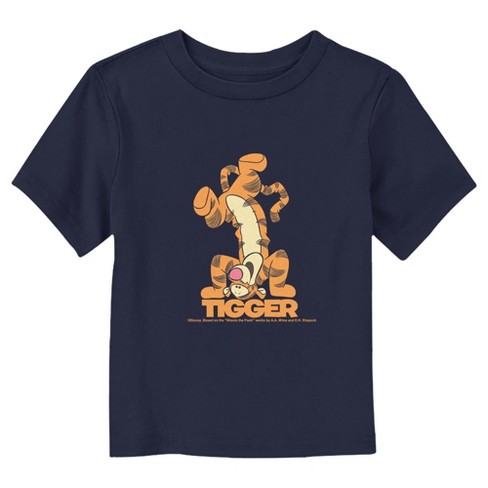 Winnie The Pooh Tigger Upside Down T-shirt - Navy Blue - 3t : Target