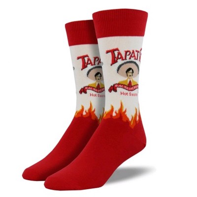 Novelty Socks 14.0" Tapatio Casual Mens Crew Hot Sauce Socksmith  -  Socks