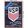 Trends International US Soccer - Logo 25 Framed Wall Poster Prints - 3 of 4