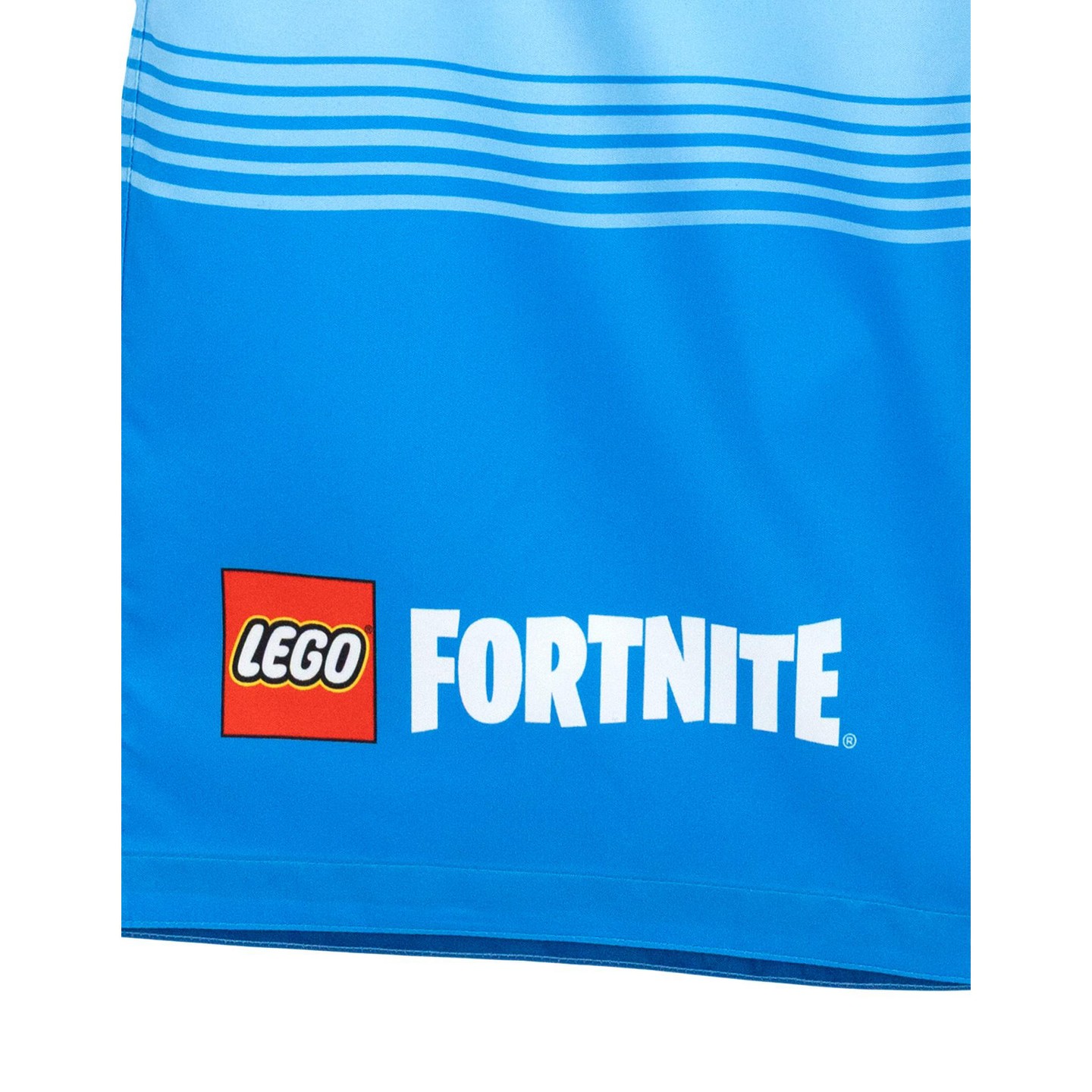 LEGO Fortnite Men's Printed Drawstring Elastic Waist Bathing Suit Peely Blue Small, цвет: Синий — фото 2