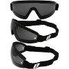 3 Pairs of Birdz Eyewear Wing Safety Goggles with Clear, Yellow, Smoke Lenses - 2 of 4