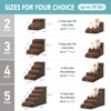 PetSafe Curved Dog Stairs – Foam Ramp for Small Pets, Non-Slip Ladder for Bed & Sofa with Waterproof Cover - 2 of 4