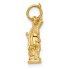 Black Bow Jewelry 14k Yellow Gold Statue of Liberty 3D Charm - 3 of 4