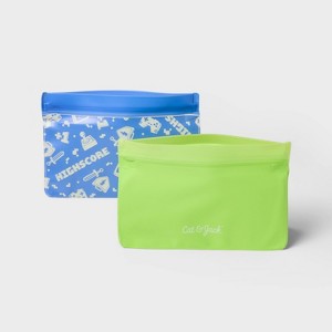 Kids' 2pc Reusable Sandwich Bag - Cat & Jack™ - 1 of 3