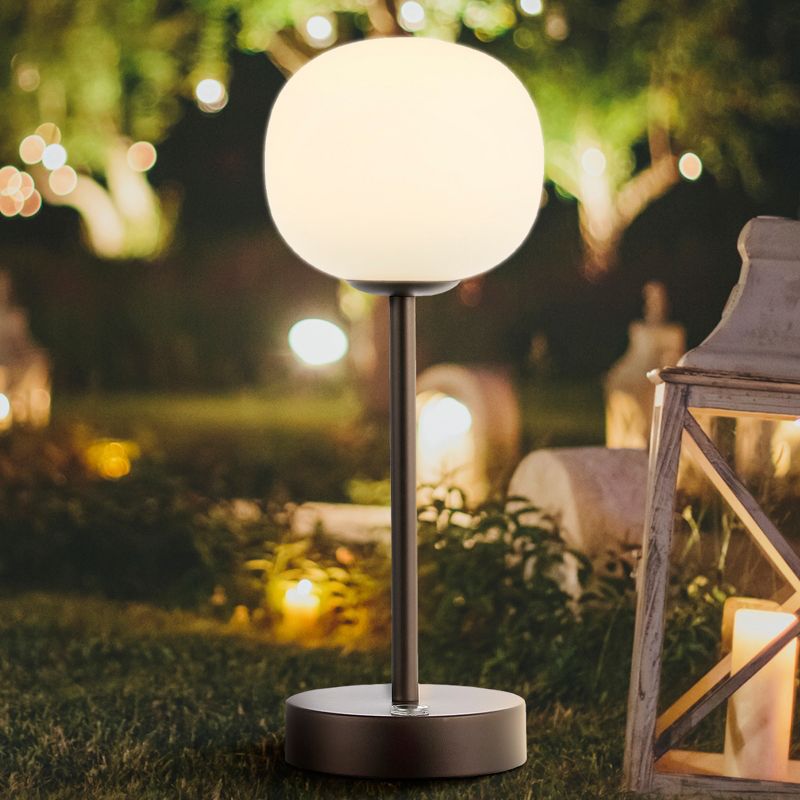 JONATHAN Y Natalia Modern Farmhouse Iron Rechargeable Integrated Portable LED Table Lamp, 5 of 9