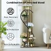 Artloge 5 Tiered Plant Stand Indoor 62" Tall Planter Shelf Vertical Flowers Pot Display Rack with Hook for Balcony Patio Lawn - 4 of 4