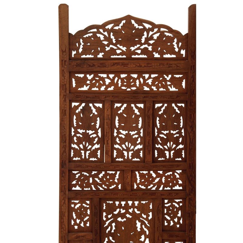 Traditional Wood Room Divider Screen Red - Olivia &#38; May, 4 of 17