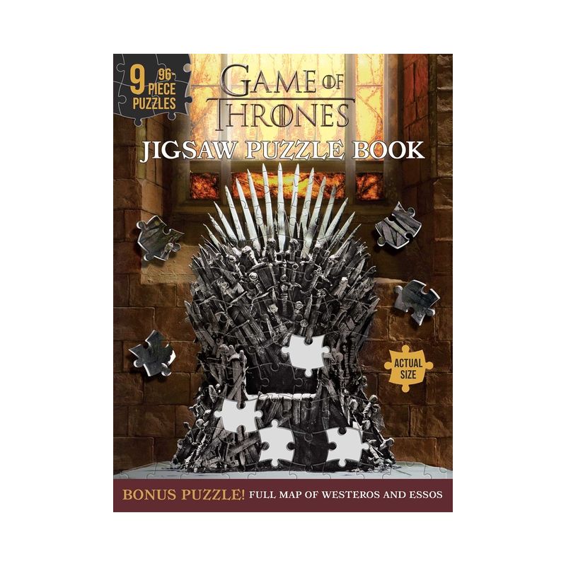 Game of Thrones Jigsaw Puzzle Book - (Jigsaw Puzzle Books) by  Bill Scollon & Barbara Montini (Hardcover), 1 of 9