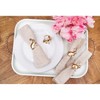 C&F Home Rose Gold Rabbit Napkin Rings Set of 4 - 4 of 4