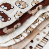 Women's Teddy Bear 10pk Low Cut Socks - Brown/Tan/Ivory 4-10 - 3 of 3