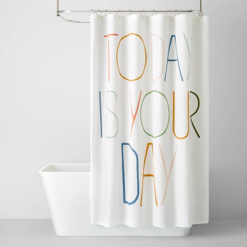 Today Is Your Day Shower Curtain - Pillowfort™ - image 1 of 4