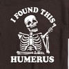 Men's - Instant Message - Skeleton Bone I Found This Humerous Short Sleeve Graphic T-Shirt - 2 of 4