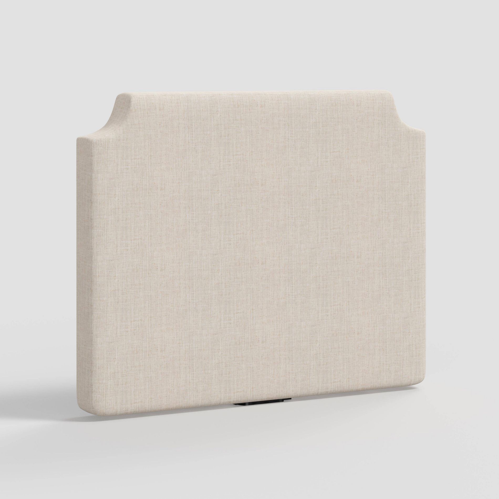 Twin Molly Notched Stick-on-the-Wall Dorm Headboard USB Classic Linen Talc - Threshold™