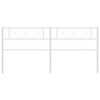 vidaXL Metal Headboard, White, 70.9" - 3 of 4