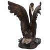 Design Toscano Grace and Beauty Grand Swan Cast Bronze Garden Statue - 2 of 4