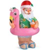 Karl Home 5.9 FT Lighted Christmas Inflatable Hawaii Santa Claus Decoration - 2 of 4