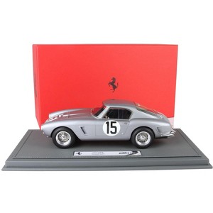 Ferrari 250 SWB #15 "24 Hours of Le Mans" (1960) with DISPLAY CASE Limited Edition to 99 pieces Worldwide 1/18 Model Car by BBR - 1 of 4