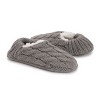 MUK LUKS Women's Chunky Ballerina Slipper With Ribbed Heel - 4 of 4