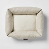 Neutral 4-Sided Bolster Dog Bed - Boots & Barkley™ - Cream - 2 of 3