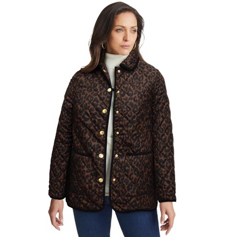 Jessica London Women's Plus Size Snap-Front Quilted Coat - image 1 of 4