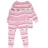 RuffleButts Modal Blend Toddler Girls Ruffle Long Sleeve Pajama Set - 2 of 2