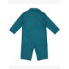 Boy's Kids' Checkered Flannel Romper - Petit Confection - 2 of 2