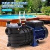 0.75 HP Pool Pump with Timer – 2641 GPH High Flow Self-Priming Pump for In/Above Ground Pools, 550W with Filter Basket - 3 of 4
