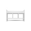 INFURNIC Decorative Wall Shelf Bathroom Wall Shelf with Towel Bar Compact Storage and Modern Design, White, 8.2"*25"*15.7" - 3 of 4