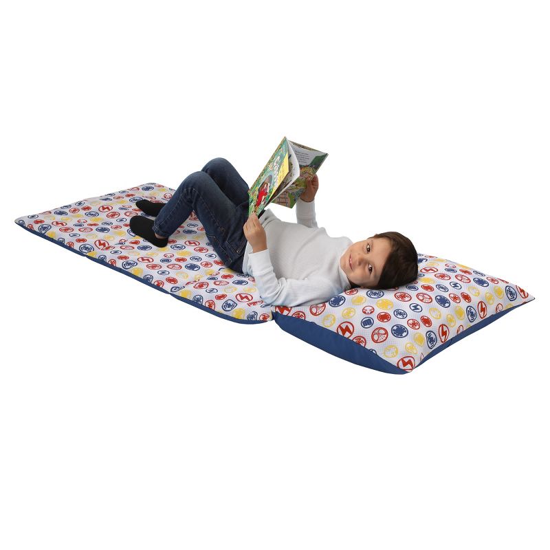 Marvel Spidey and His Amazing Friends Blue, Red, Yellow, and Green, Team Up Deluxe Easy Fold Toddler Nap Mat, 2 of 5