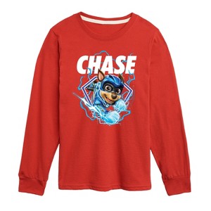 Boys' - Paw Patrol - Chase Lightning Long Sleeve Graphic T-Shirt - 1 of 4