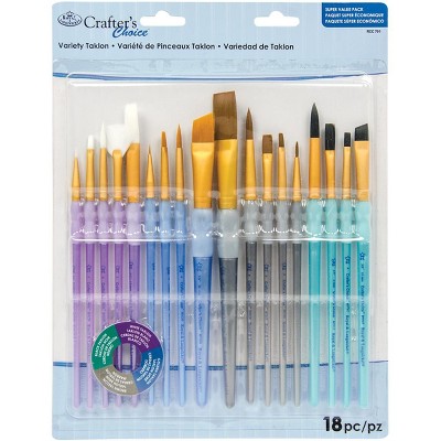 Crafter's Choice Variety Brush Value Set-18/Pkg