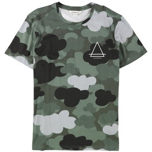 Elevenparis Mens Camo-Print Graphic T-Shirt - 1 of 2