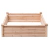 Tangkula Wooden Garden Bed Vegetable Flower Raised Square Planter Kit Outdoor Garden - 2 of 4