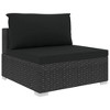 vidaXL Patio Lounge Set Set of 5 Black - 4 of 4