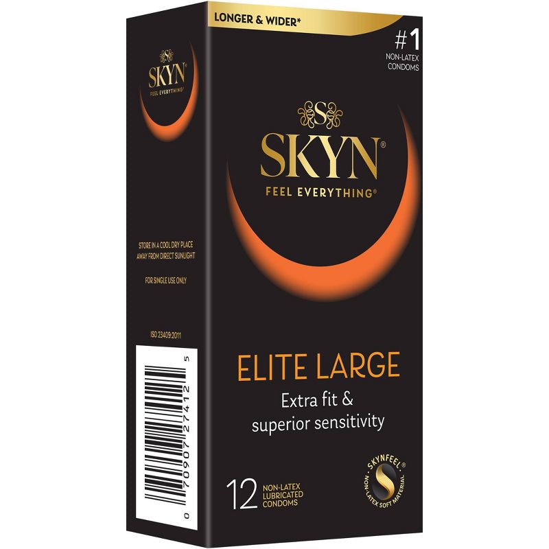 SKYN Elite Large Non-Latex Lubricated Condoms - 12ct, 3 of 11