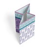 Bacati - Isabella Paisley Aqua/Lilac/Purple Collapsible Laundry Hamper - image 2 of 4