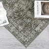 Vintage Area Rugs for Living Room, Washable Carpet Indoor Non Slip Large Area Rugs, Soft Low Pile Rug Foldable Floor Rug - 3 of 4