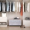 Yukimo 5-Drawer Fabric Storage Dresser, 40L Horizontal Organizer Cabinet with Removable Bins, for Bedroom, Living Room, or Home Office - 2 of 4