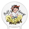 Betty Boop Sassy Flowers Acrylic Cake Topper - 3 of 4