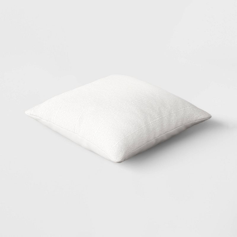 Textural Solid Square Throw Pillow Ivory - Threshold&#8482;, 4 of 9