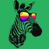 Women's Design By Humans Cool Zebra By clingcling Racerback Tank Top - 2 of 3