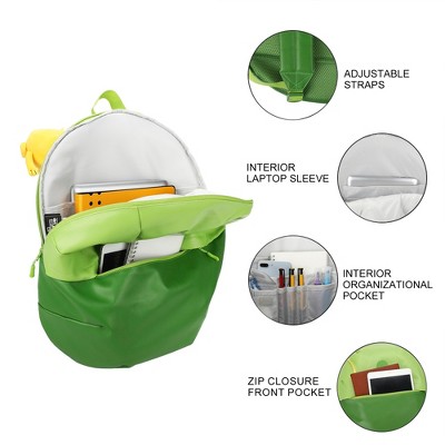 Adventure Time Finn Green 19” Adult Novelty Character Backpack — фото 4