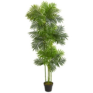 HomeStock  6 ft. Artificial Palm Tree in Pot for Indoor/Outdoor - 1 of 3