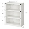 Jojoka Book Shelf, Farmhouse Book Case,Shelf with Storage, Wooden Bookshelves for Living Room, Home Office - 2 of 4
