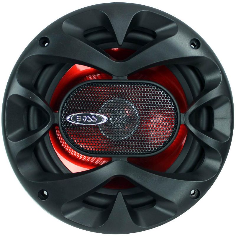 2) BOSS CH6CK 6.5" 350W Car 2 Way Component Car Audio Speakers System Red Stereo, 2 of 7