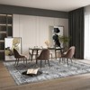 Vintage Area Rug - Foldable & Washable Carpet, Non-Skid Oriental Print, Low-Pile Indoor Floor Cover for Bedroom & Entryway - 3 of 4