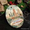 Vintage Hand Drawn Art of Las Vegas Ornament, Nevada Christmas Gift Souvenir| OrnamentallyYou - 4 of 4