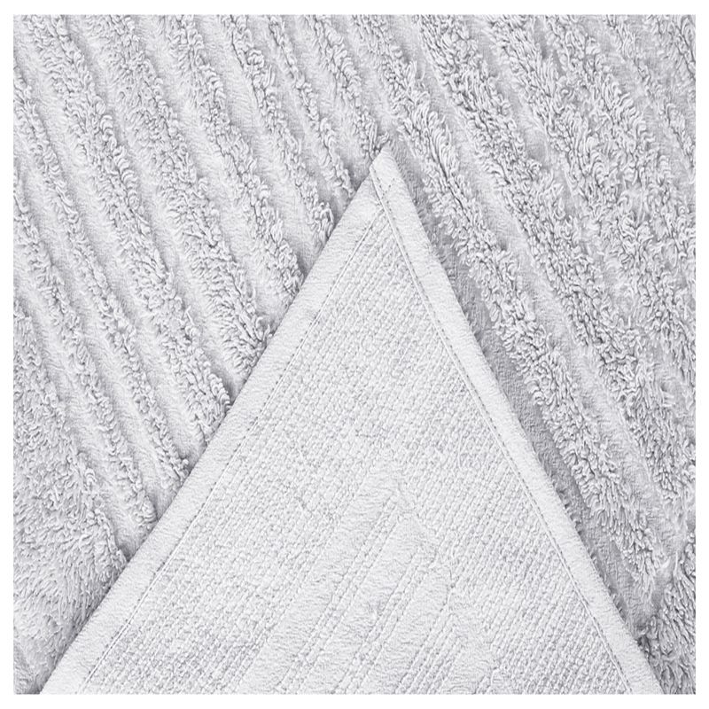 Set of 2 Twin Ashton Collection 100% Cotton Tufted Unique Luxurious Medallion Design Bedspread Set White - Better Trends, 4 of 5