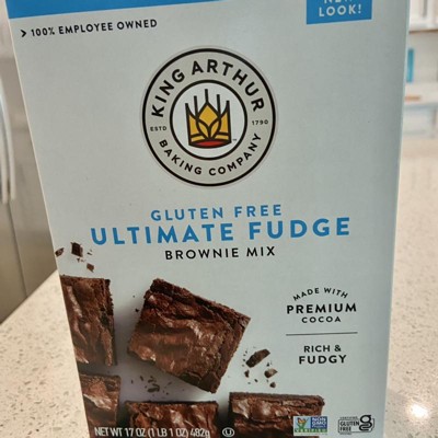 King Arthur Gluten Free Fudge Brownie Mix - 17oz : Target